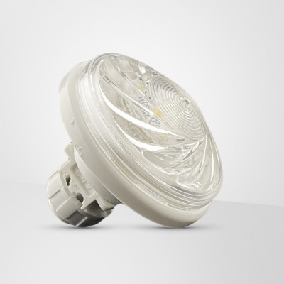 Cabochon LED E14 TURBO CLEAR FLACHES Komplett mit Lampenhalter und LED