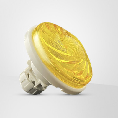 Cabochon LED E14 <strong>TURBOLIGHT FLAT</strong> (12 COLOURS) <strong>Complete with lamp holder and LED</strong>