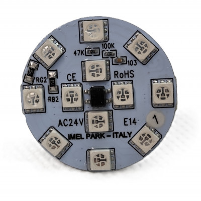Imel Park LED RGBW <strong>E14</strong> 24Vac - 1-16CH  Imel Park LED RGBW <strong>E14</strong> 24Vac - 1-16CH