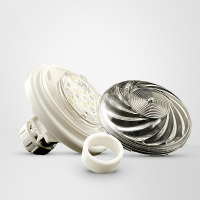 Imel Park Cabochon LED E14 <strong>TURBO CLEAR PIATTO Completo di Portalampada e LED</strong> Imel Park Cabochon LED E14 <strong>TURBO CLEAR PIATTO Completo di Portalampada e LED</strong>
