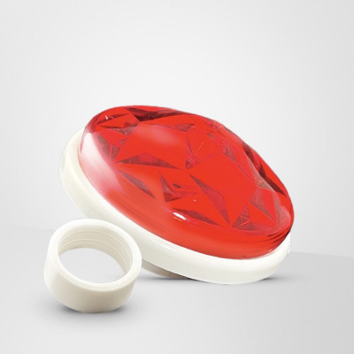 Imel Park Cabochon LED E14 <strong>ASTRO PIATTO</strong> (12 COLORI) <strong>Base e Coperchio</strong> Imel Park Cabochon LED E14 <strong>ASTRO PIATTO</strong> (12 COLORI) <strong>Base e Coperchio</strong>